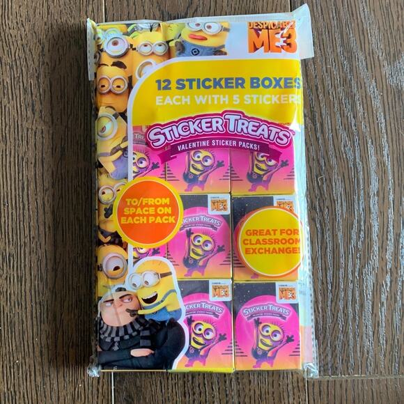 Despicable me‎ 3 sticker boxes - Picture 1 of 1